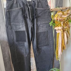 WeThe Free Moxie Barrel Jean, black, 32